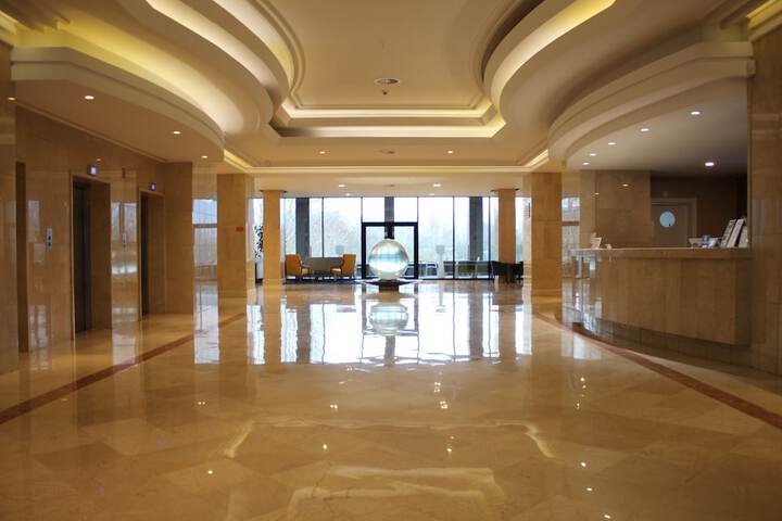 Interior entrance