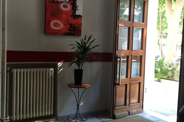 Interior entrance