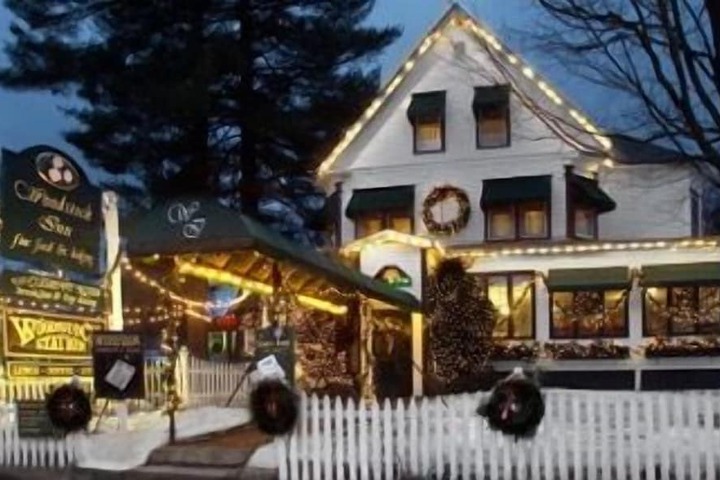 Front of property - evening/night