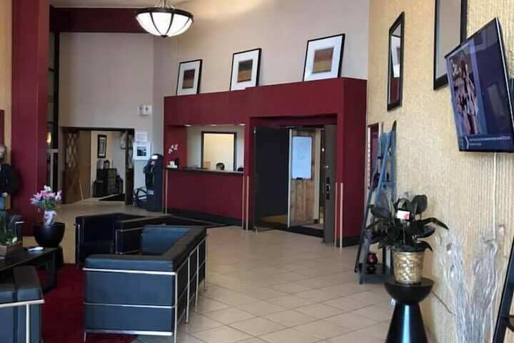 Lobby sitting area