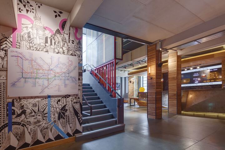 Interior entrance