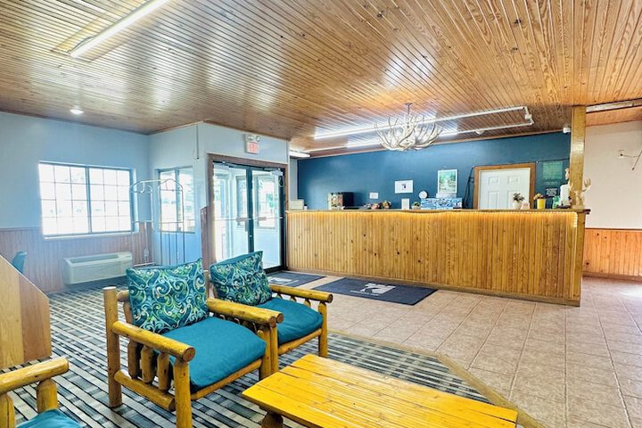 Outdoor banquet area