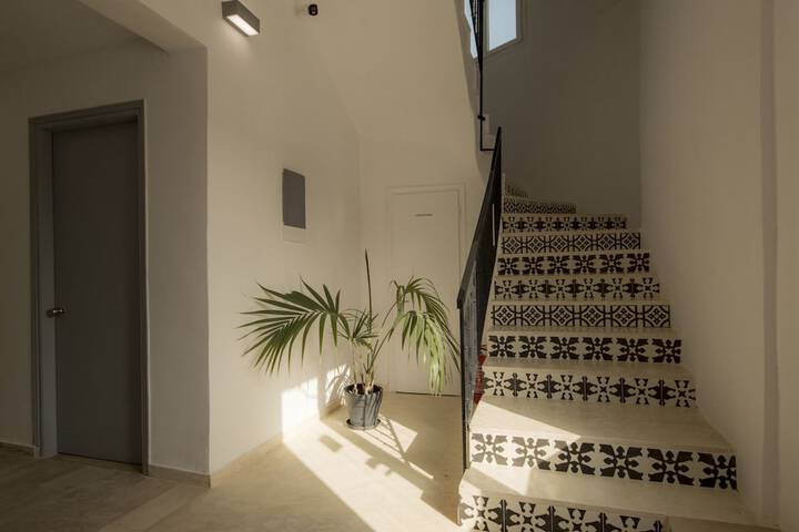 Interior entrance