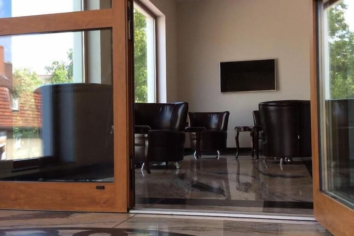 Interior entrance