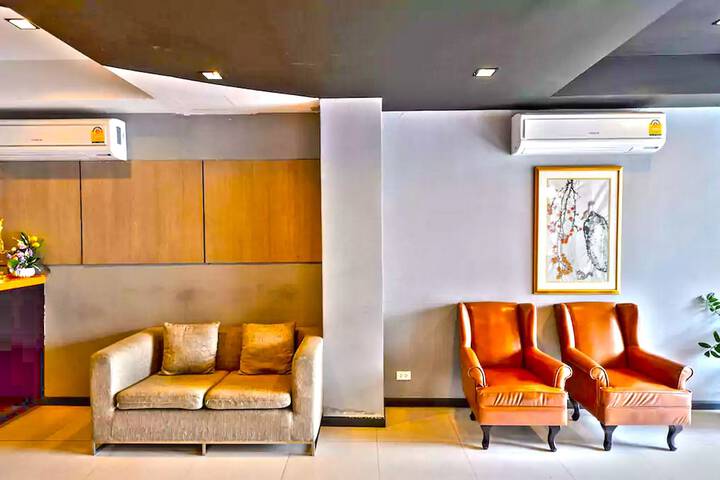 Interior entrance