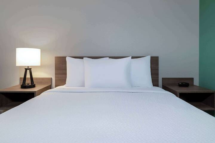 1 Queen Bed Mobility Accessible Bathtub with Grab Bars (23 of 27)