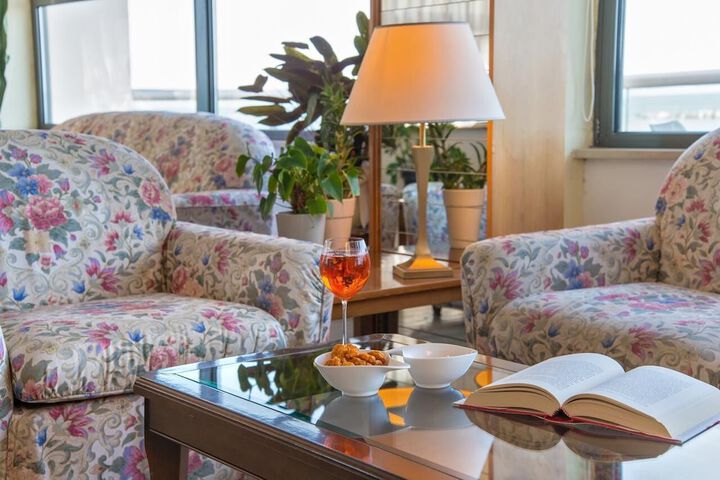 Lobby sitting area