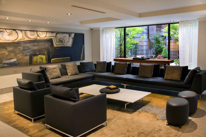 Lobby sitting area