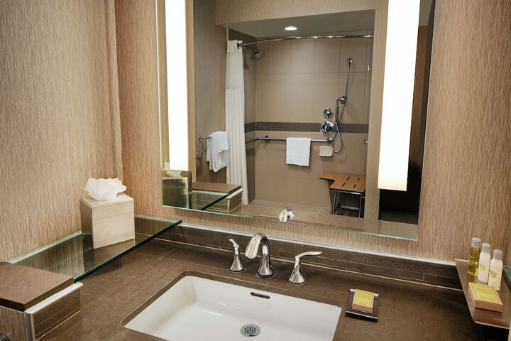 1 King Bed Mobility Accessible with Bathtub (19 of 32)