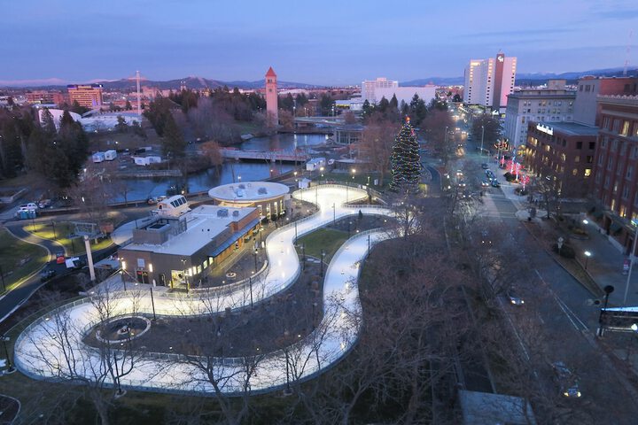 Ice skating