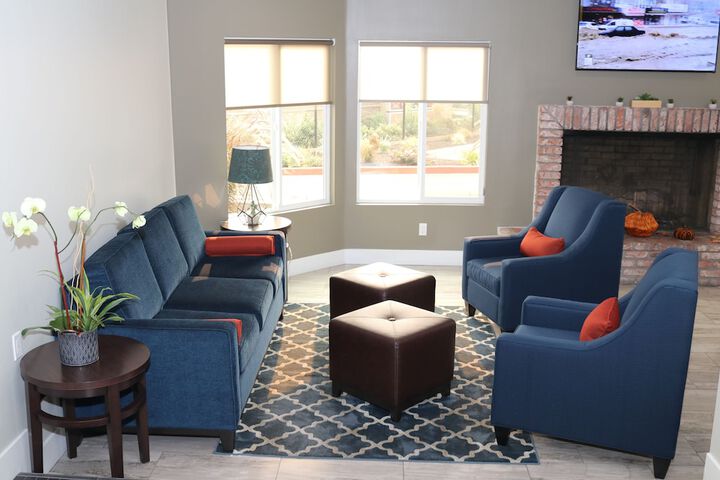 Lobby sitting area