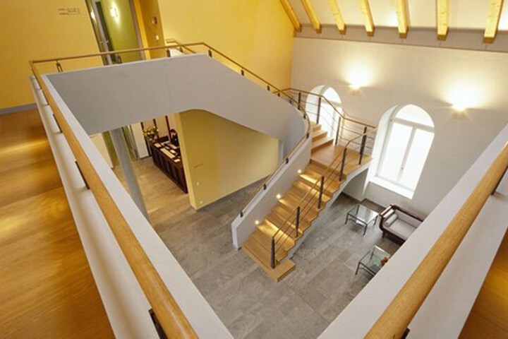 Interior entrance