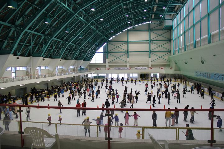 Ice skating