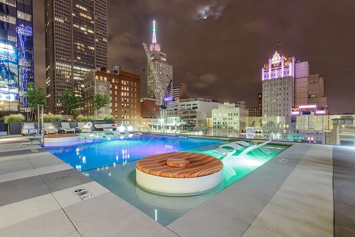 Rooftop pool