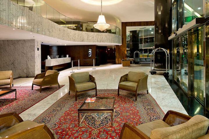Lobby sitting area