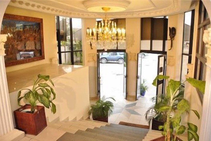 Interior entrance
