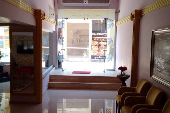 Interior entrance