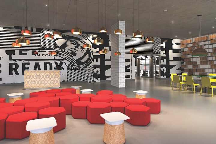 Lobby sitting area