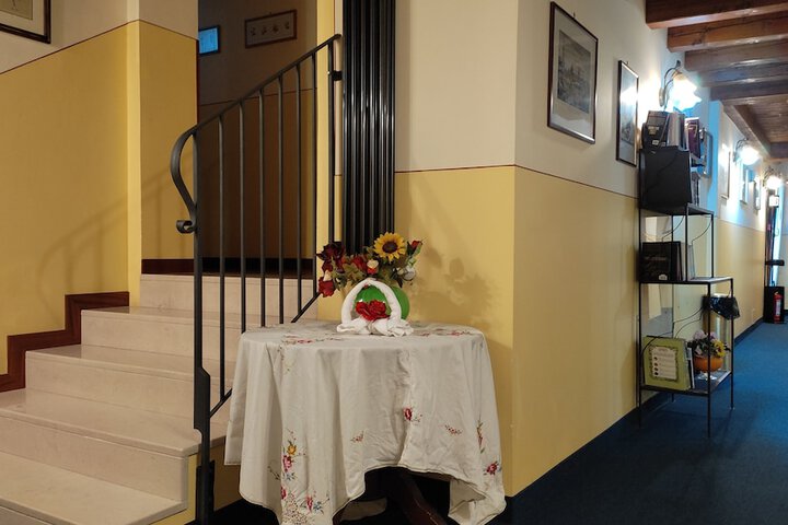 Interior entrance
