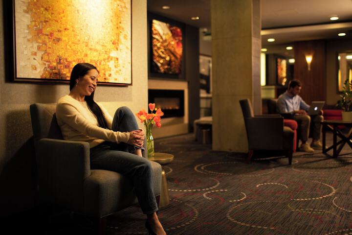 Lobby sitting area