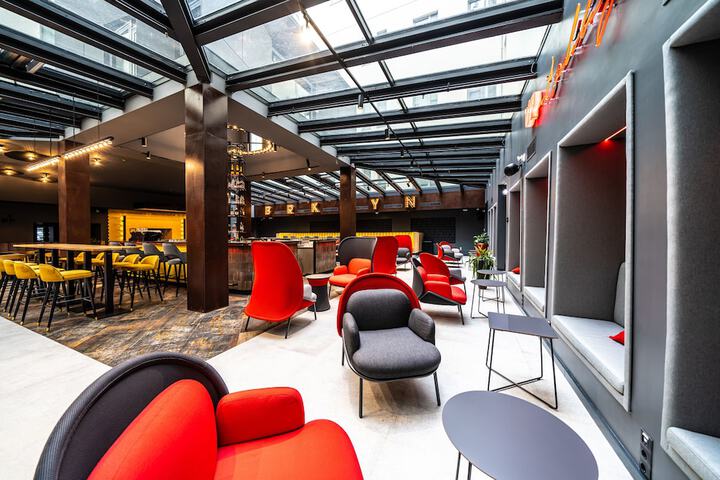 Lobby sitting area