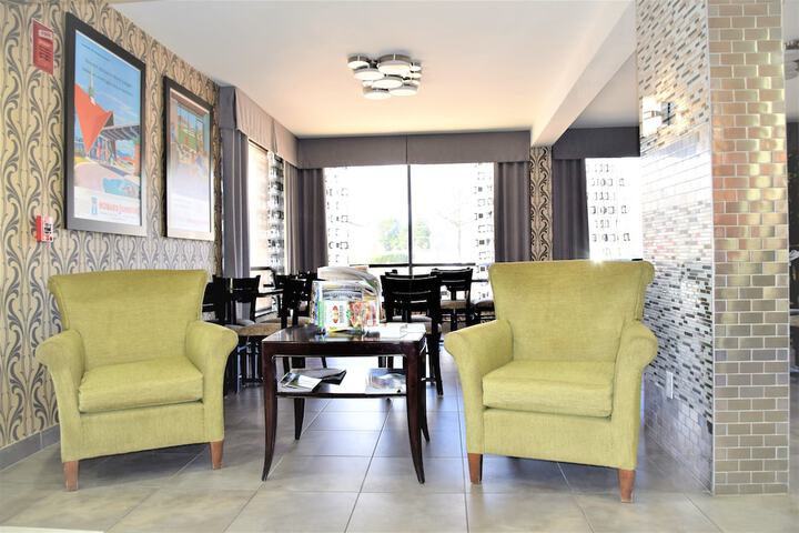 Lobby sitting area