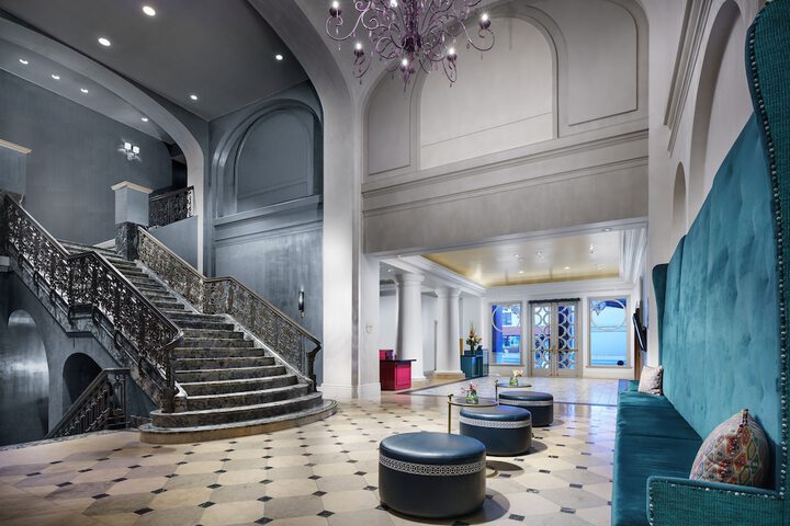 Interior entrance