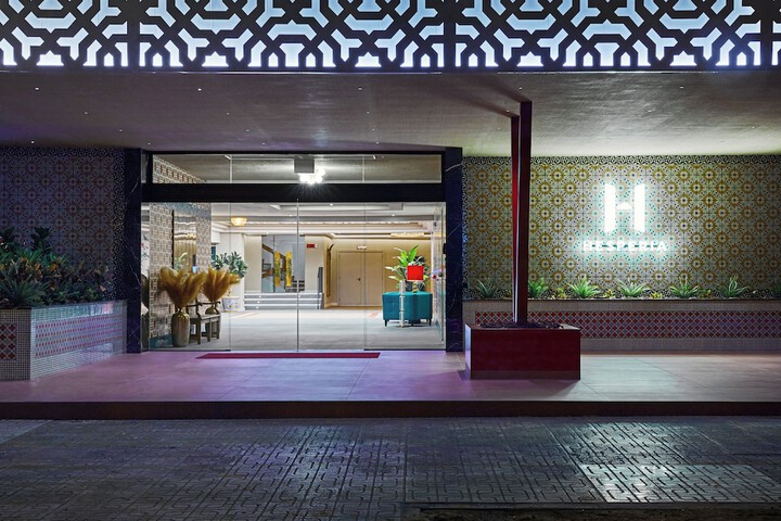 Interior entrance
