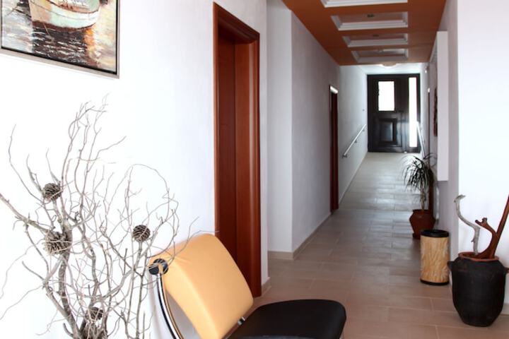 Interior entrance