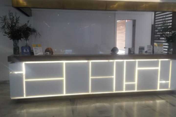 Interior entrance