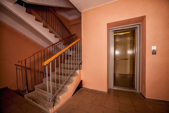 Interior entrance