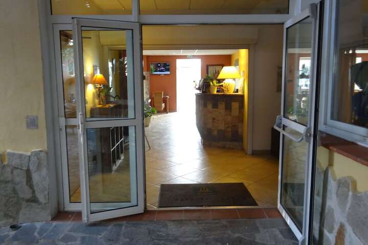 Interior entrance