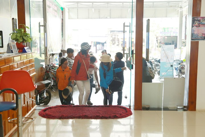 Interior entrance