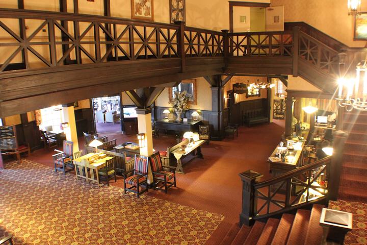 Interior entrance