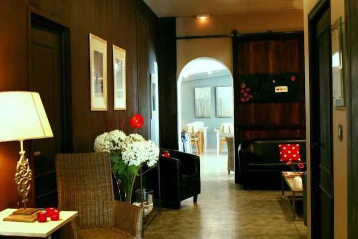 Interior entrance
