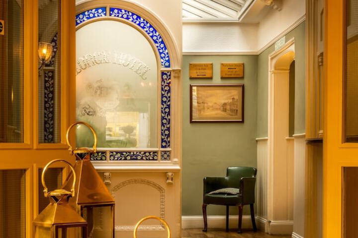 Interior entrance