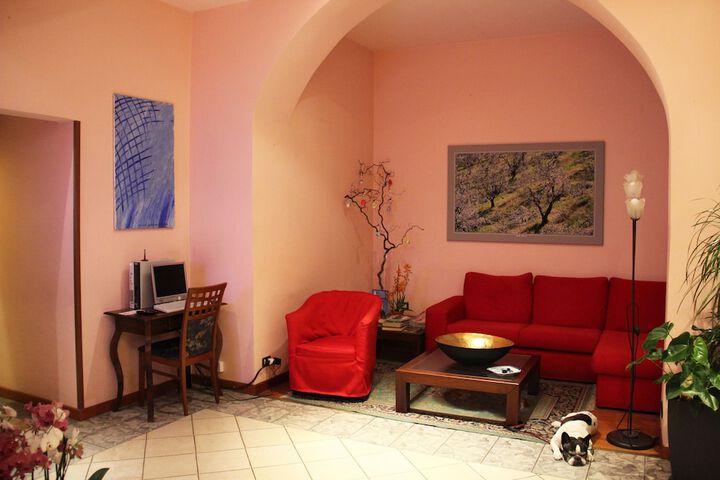 Lobby sitting area