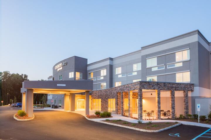 Front of property - evening/night