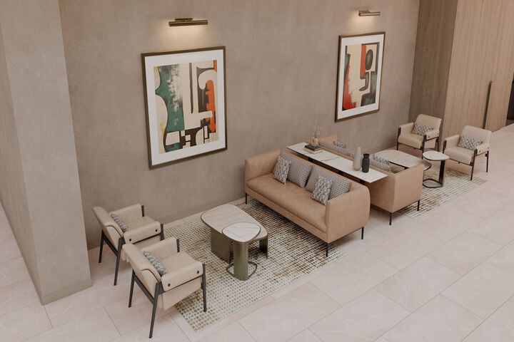 Lobby sitting area