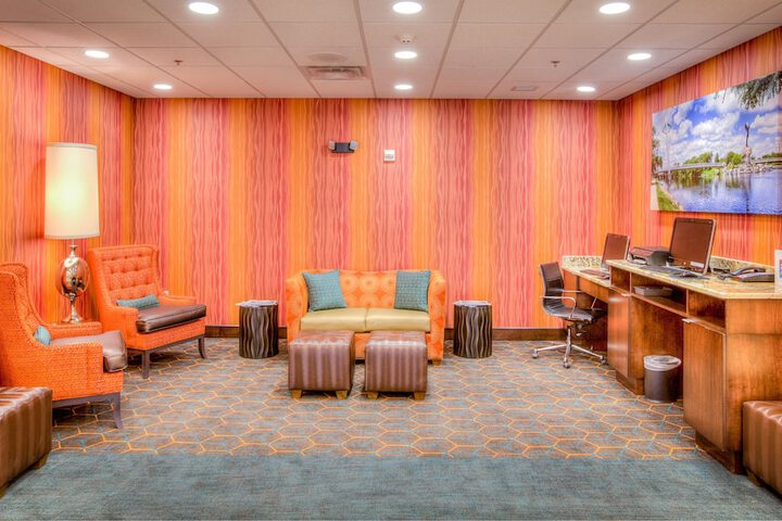 Lobby sitting area