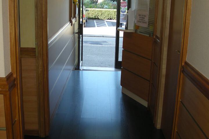 Interior entrance
