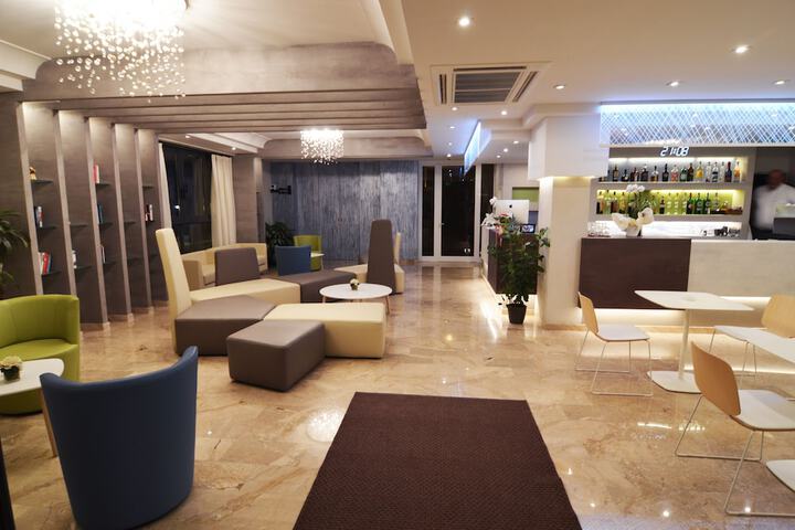 Interior entrance
