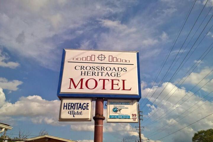 Exterior of CROSSROADS HERITAGE MOTEL