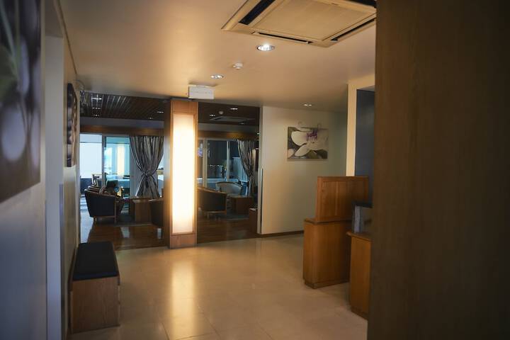 Interior entrance