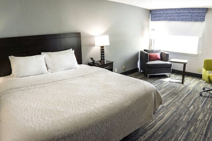 1 King Bed with Micro Refrigerator (9 of 11)