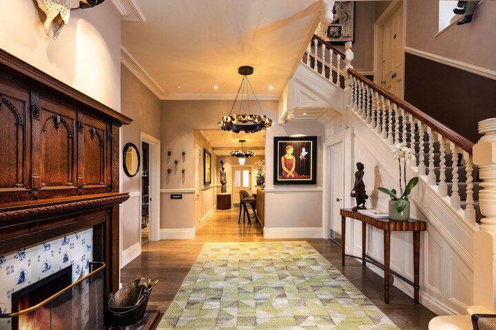 Interior entrance