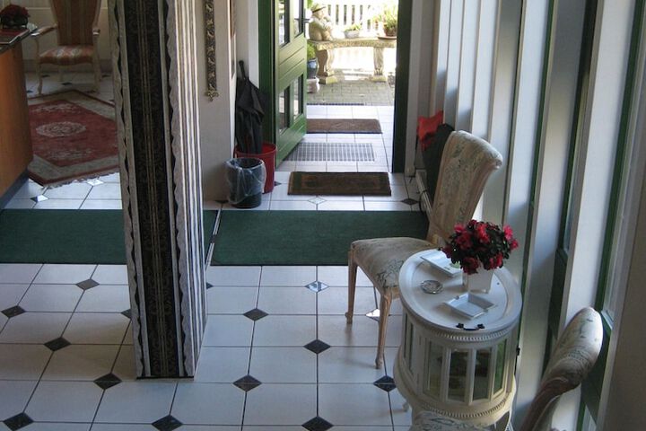 Interior entrance