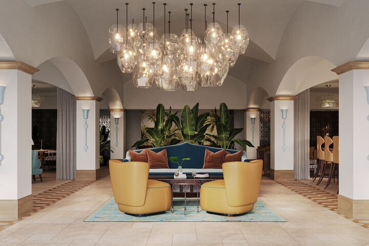 Lobby sitting area