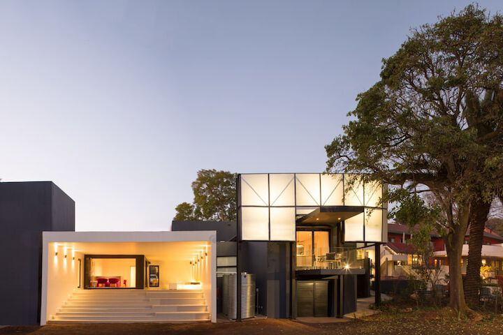 Front of property - evening/night