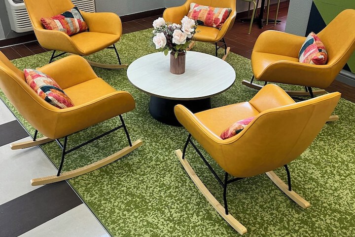 Lobby sitting area